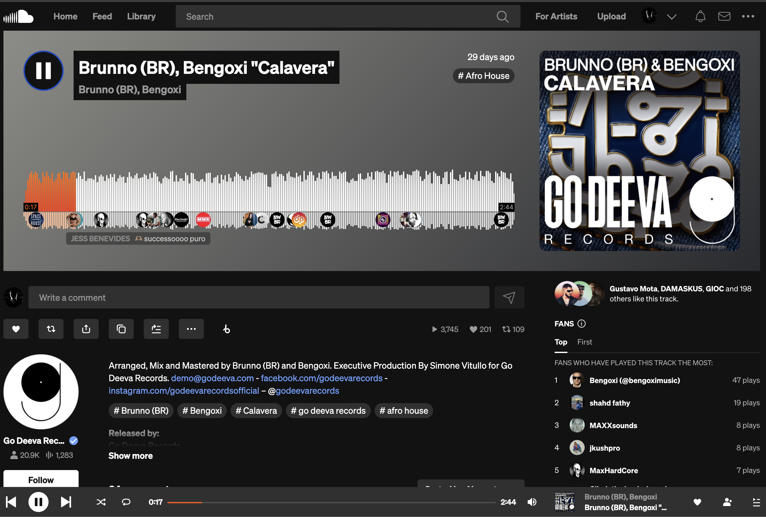 SoundCloud Waveform